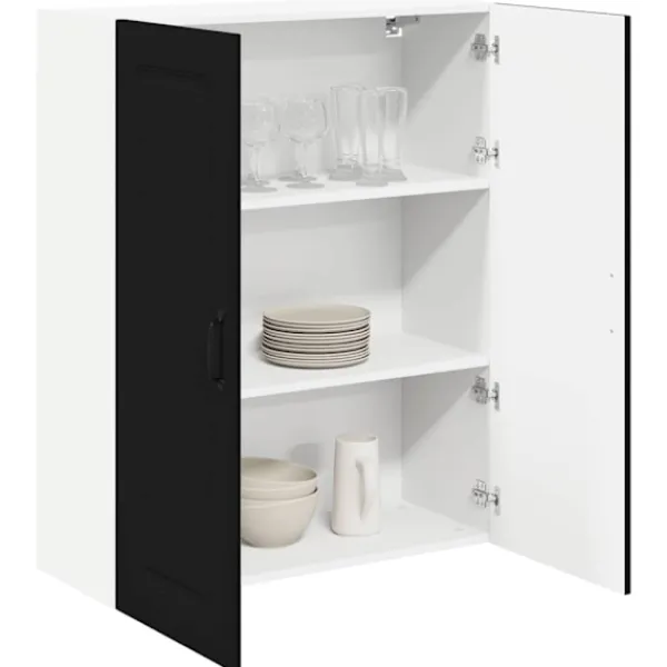 vidaXL Skåp>Köksskåp Kalmar Svart 80 x 31 x 100 cm Konstruerat trä