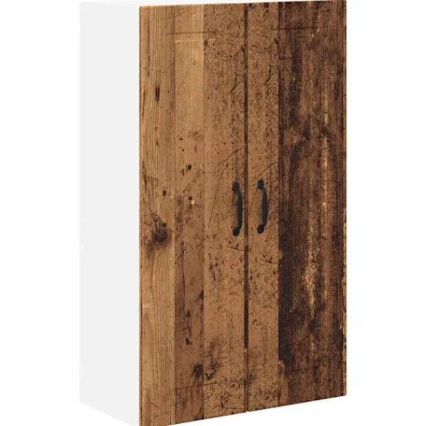 vidaXL Skåp>Köksskåp med hylla Gammalt trä 60 x 31 x 100 cm Konstruerat trä