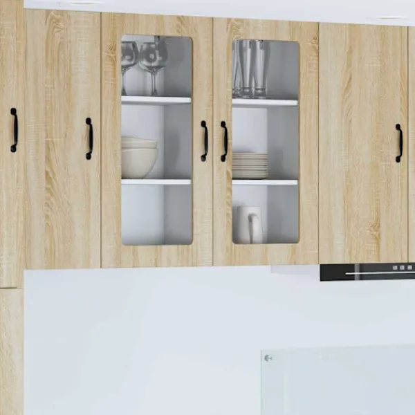 vidaXL Skåp>Köksskåp med hylla Sonoma-ek 40 x 31 x 80 cm Konstruerat trä