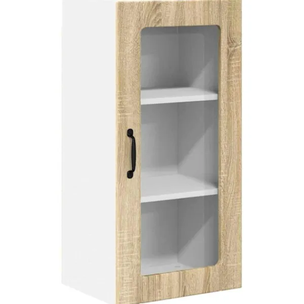 vidaXL Skåp>Köksskåp med hylla Sonoma-ek 40 x 31 x 80 cm Konstruerat trä