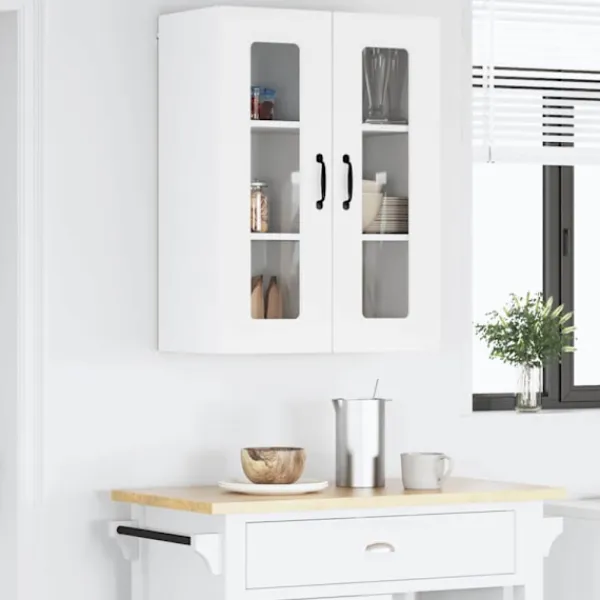 vidaXL Skåp>Köksskåp med lagring Kalmar Vit 60 x 31 x 80 cm Konstruerat trä