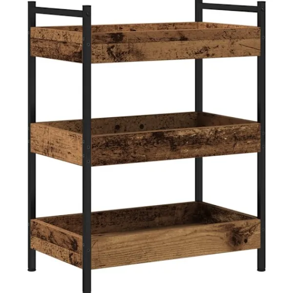 vidaXL Småbord>Köksvagn Gammalt trä 50 x 30 x 70 cm Konstruerat trä