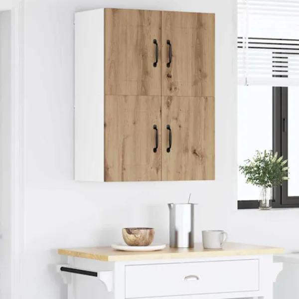 vidaXL Skåp>Kökväggsskåp 2 pcs Artisan Ek 60 x 31 x 40 cm Konstruerat trä