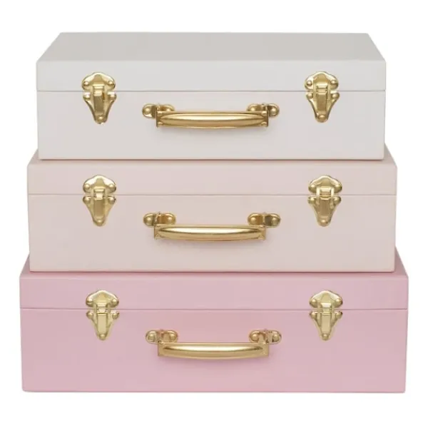 AMO Toys Kistor & Koffertar>Koffert, Väskor Rosa 3-Pack - Jabadabado
