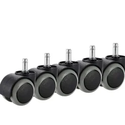 Kontorsmöbler>Kontorsstol Hjul, 5-pack, Passar IKEA Stol (10mm x 22mm) Kraftiga_MGF