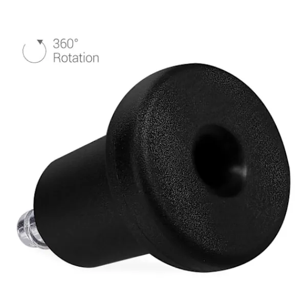 Kontorsmöbler>Kontorsstolsfötter - Set med 5 Ersättningsfötter för Stolsfötter 10/22 mm - Stabila och Tysta Stolsben för Hårda Golv