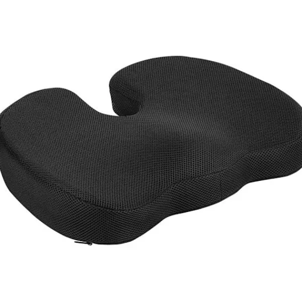 Unbranded Kontorsmöbler>Kontorsstolskudde i memory foam för stöd av hållningen; lämplig för ischias, smärta i svanskotan och ryggsmärta.