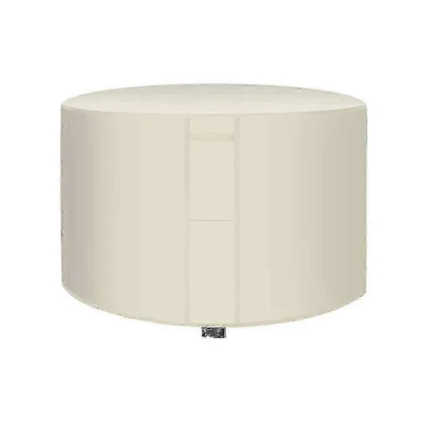 Sittpuffar>Kraftigt 420d Oxford Rund Trädgårdsmöbelöverdrag Vattentätt Inomhus Utomhus Cirkulärt 185 x 110 cm