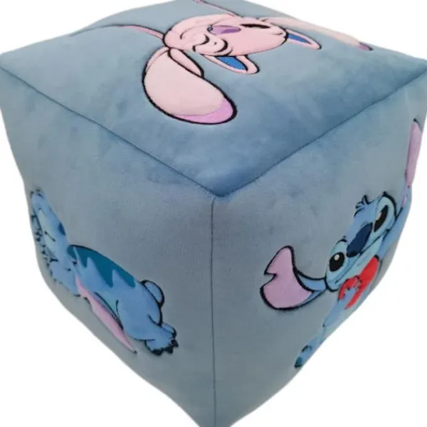STITCH Sittpuffar>Kudde - Kub - LILO & - Mikrofiber - 25 x 25 x 25 cm