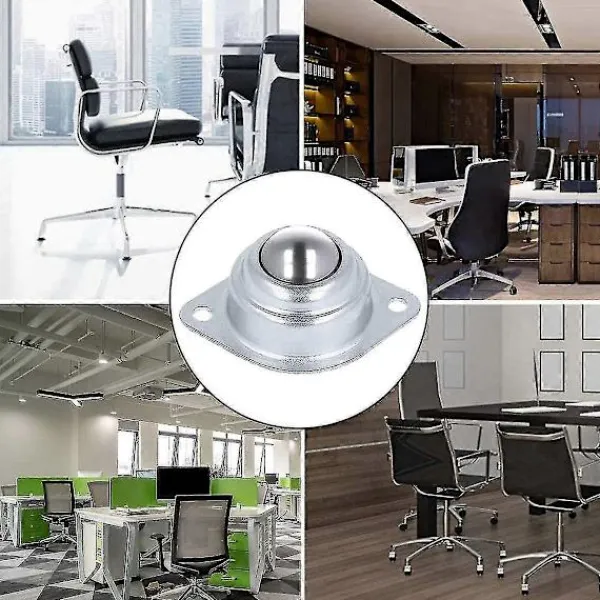 Pallar>Kulöverföringshjul, 6 stycken Kulöverföringshjul Möbeljärn med kulor