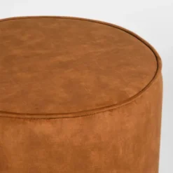 LABEL51 Sittpuffar>Sittpuff Tibo 55x55x40 cm ockrafärgad velour