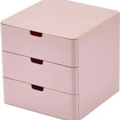 Byråer>Lådor Förfångelighet Organizer, Kompakt Förvaring Organisationslådor Liten Storlek Rosa