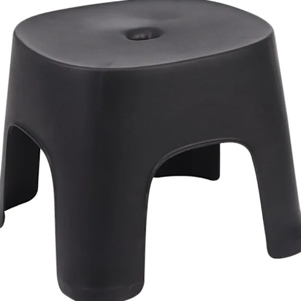 Sittpuffar>Liten bänk halkfri plast soffbord enkel pall vuxen förtjockning barn pall för skor kort pall svart