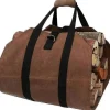 Kistor & Koffertar>Loggbärare Vedbärväska med handtag Slitstark vaxad canvas Loggbärare Stor vedväska Inomhus Camping Loggbärare 99 x 41 cm Kaffe (ls)