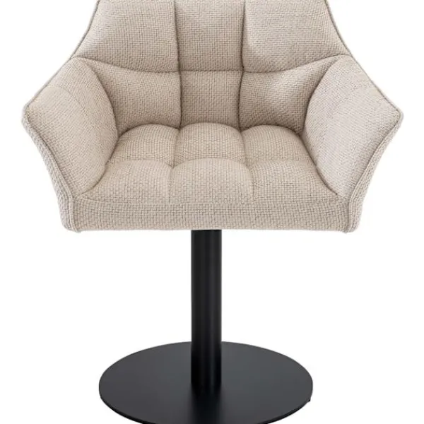 BellaFurn Fåtöljer>Loungestol med armstöd - Relax fåtölj - stabil metallbas, bekväm design
