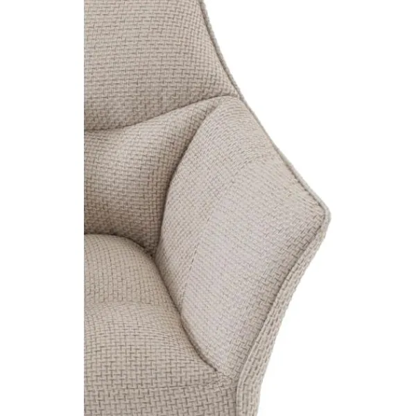 BellaFurn Fåtöljer>Loungestol med armstöd - Relax fåtölj - stabil metallbas, bekväm design