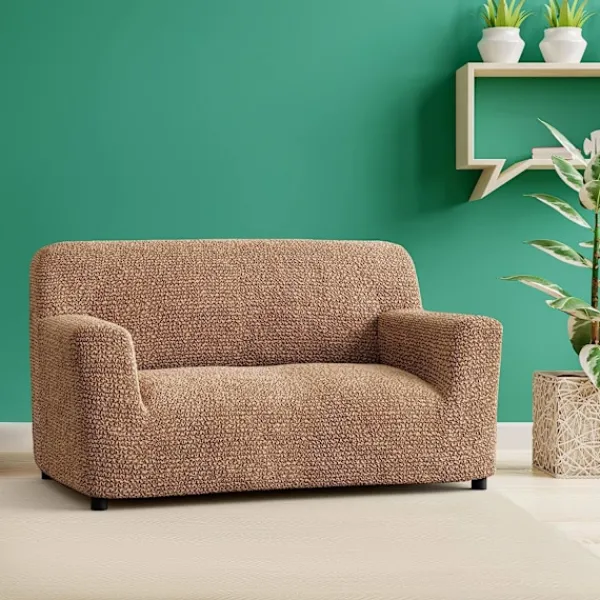 ATELA Soffor>Loveseat Slipcover - Stretch cover - Loveseat kudd- och cover - Mjukt polyestertyg Underlag - Lätt att rengöra 1-delad tvättbar Protecto