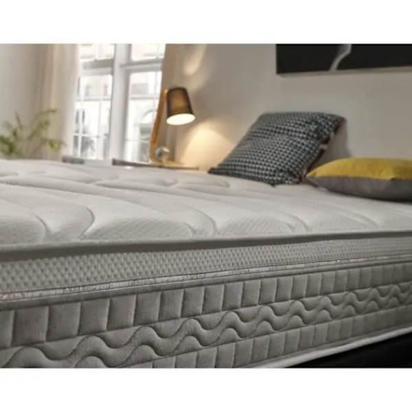 ECCOX Sängar>Madrass 90x200 cm Minnesskum Lyx Elite Silver H21 tjocklek 21 cm +/-2 Medium-hög fasthet.