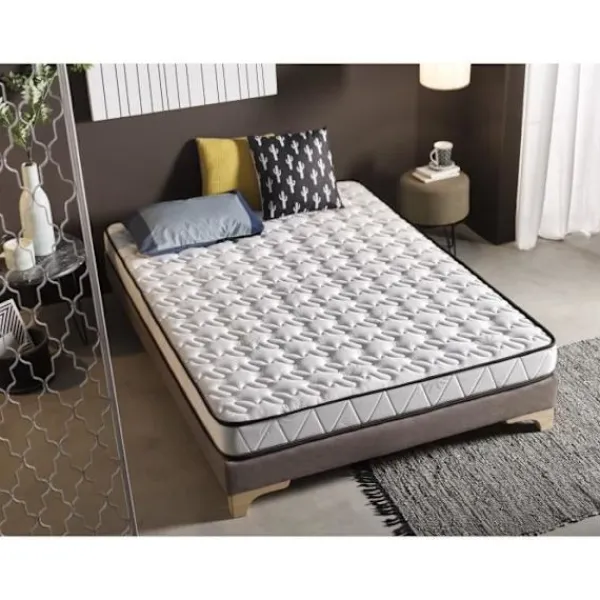 ECCOX Sängar>Madrass 120x180 cm Minnesskum Luxury Aloe Vera tjocklek 16 cm +/- 2 med antimikrobiell funktion av ALOE VERA-behandling. EC