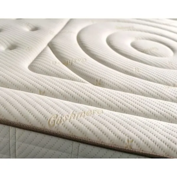 ECCOX Sängar>Madrass 120x190 Memory foam elastisk Imperial Cashmere naturliga fibrer Höjd 26cm +/- 2 Medium till hög fasthet.