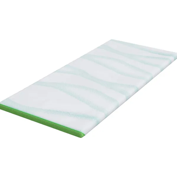 vidaXL Sängar>Madrasskydd Vit och grön 90 x 200 cm Jacquard tyg