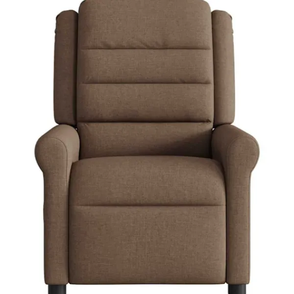 vidaXL Fåtöljer>Massagefåtölj brun tyg