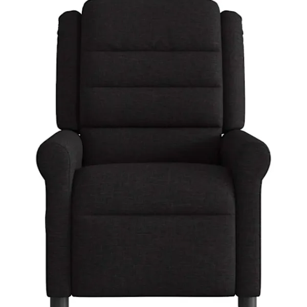 vidaXL Fåtöljer>Massagefåtölj svart tyg