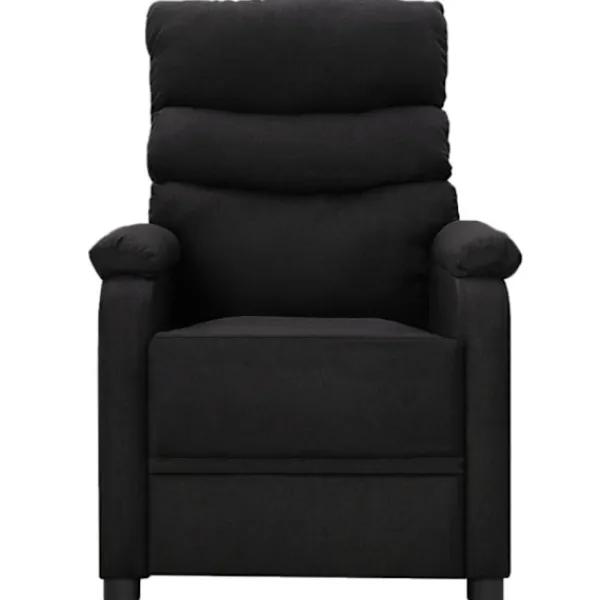 vidaXL Fåtöljer>Massagefåtölj svart tyg