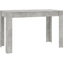 vidaXL Matgrupper>Matbord betonggrå 120x60x76 cm konstruerat trä