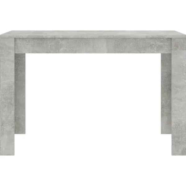 vidaXL Matgrupper>Matbord betonggrå 120x60x76 cm konstruerat trä
