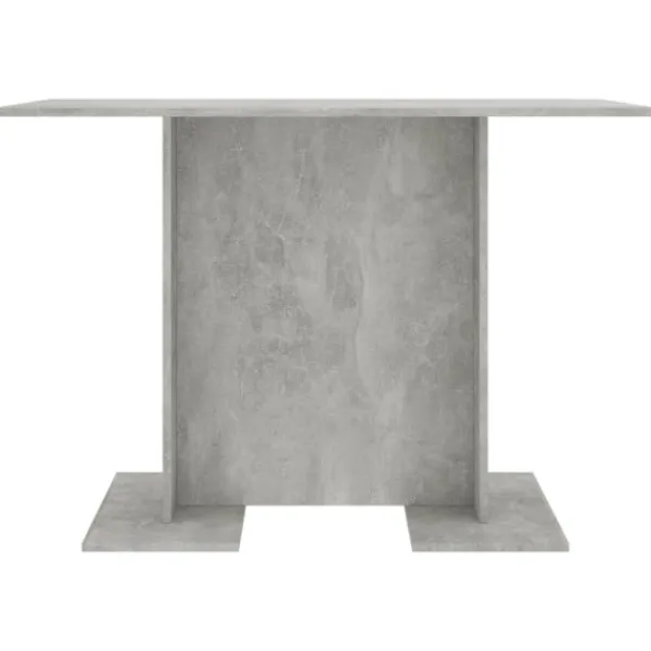vidaXL Matgrupper>Matbord betonggrå 110x60x75 cm konstruerat trä