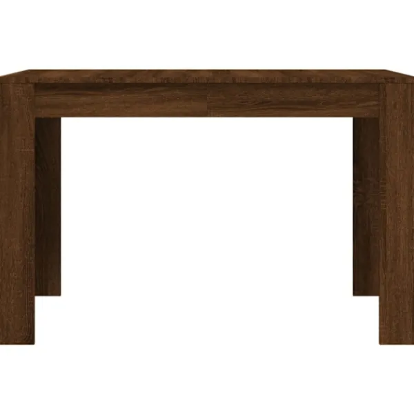 vidaXL Matgrupper>Matbord brun ek 120x60x76 cm konstruerat trä