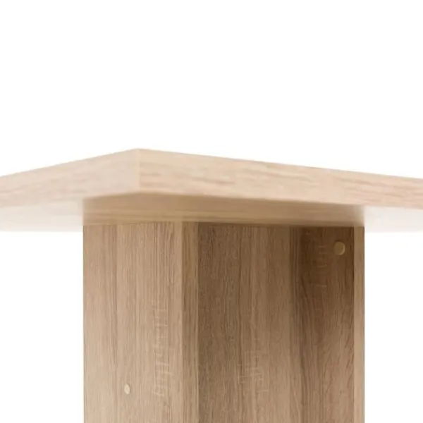 Matbord>Matbord för 2 till 4 personer - Fyrkantigt - Klassisk - Ekdekor - GUSTAVE - L 80 x B 80 cm
