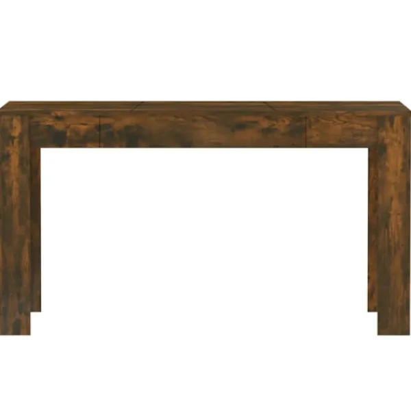 vidaXL Matgrupper>Matbord rökfärgad ek 140x74,5x76 cm konstruerat trä