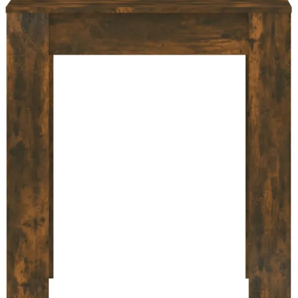 vidaXL Matgrupper>Matbord rökfärgad ek 140x74,5x76 cm konstruerat trä