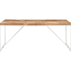 vidaXL Matbord>Matbord 180x90x76 cm massivt akaciaträ och mangoträ