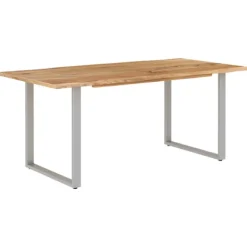 vidaXL Matgrupper>Matbord 180x90x76 cm massivt akaciaträ