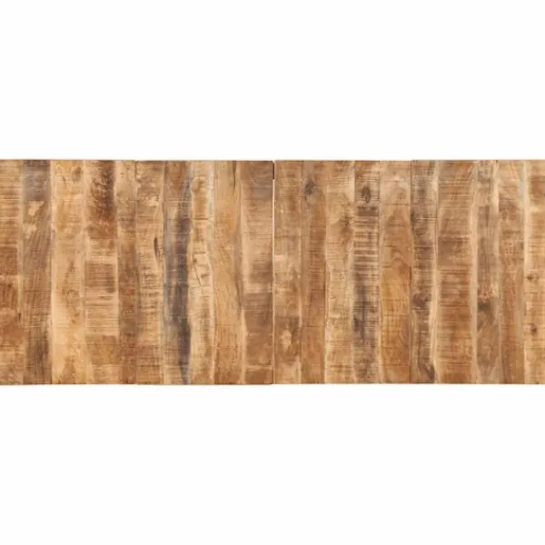vidaXL Matbord>Matbord 220x90x75 cm massivt trä grov mango