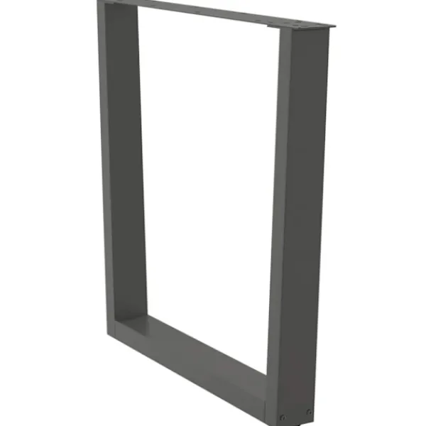 vidaXL Matbord>Matbordsben V-formade 3 st antracit 90x(72-73,3) cm stål