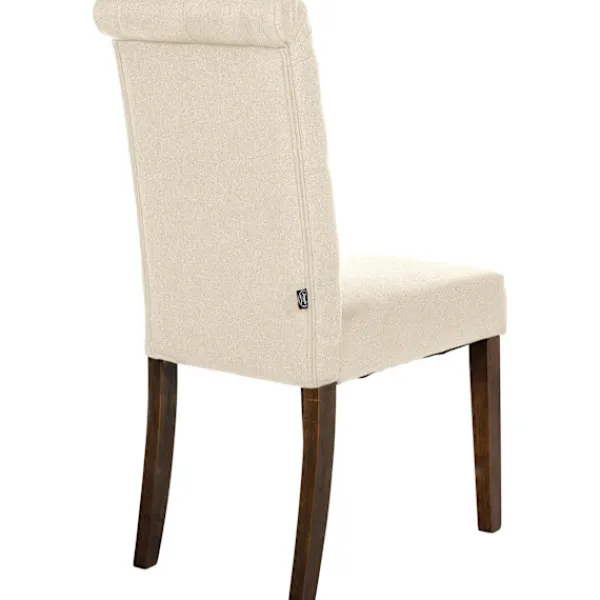 BellaFurn Stolar>Matsalstol Velvet - Matsstol - Hög sittplatskomfort, underhåll - vänlig polyester | Färg: Crème | Material: damm