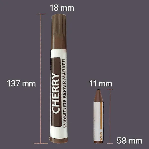 Byråer>Möbelreparation Träreparationsmarkörer Touch Up Reparations Penna-17st-markörer Och Vaxstavar, För Fläckar, Repor