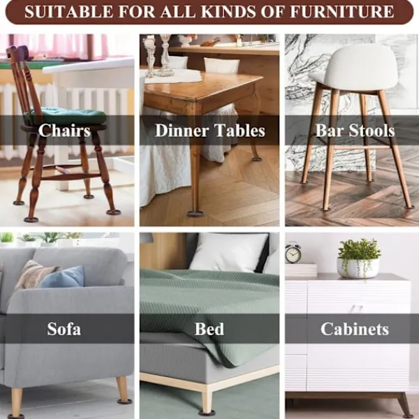 Stolar>Möbelunderlägg Möbelunderlägg BRUN 8ST 8ST 8pcs-8pcs