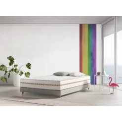 ECCOX Sängar>Memoryskummadrass - - Luxury World Pride - 140x200 cm - Tjocklek 29 cm - Dammsugare anti-allergi