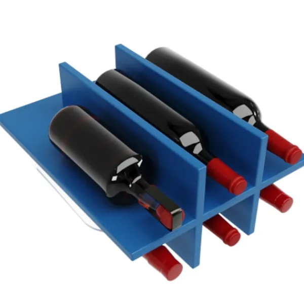 Köksö>Modern köksö (102x45x92cm) i blått med träådring – multifunktionell som matbord, köksskåp & bufféskåp med förvaringsutrymme
