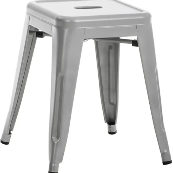 BellaFurn Pallar>Modern stapelbar pall - Barstol - Space -Saving Design | Färg: Vit