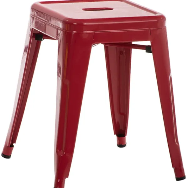 BellaFurn Pallar>Modern stapelbar pall - Barstol - Space -Saving Design | Färg: Vit