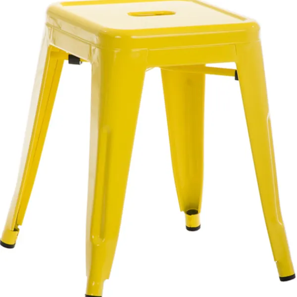 BellaFurn Pallar>Modern stapelbar pall - Barstol - Space -Saving Design | Färg: Vit