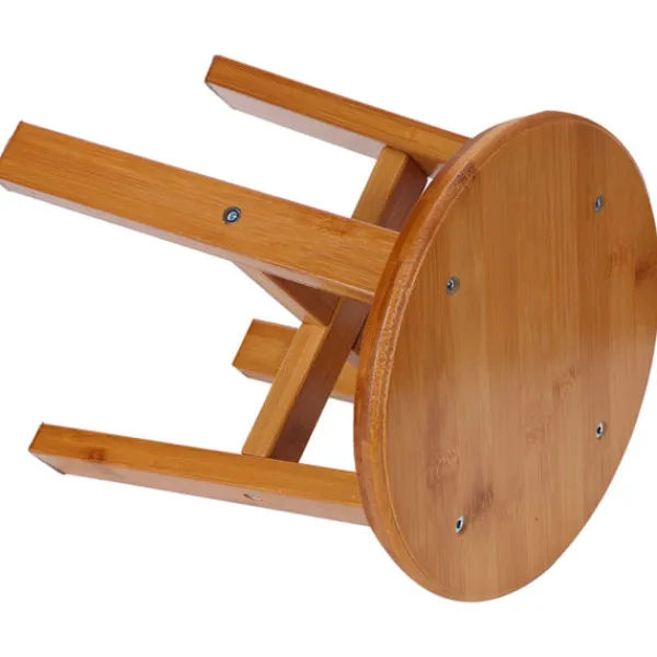 Pallar>Multipurpose Small Bamboo Pall Låg Pall Barn Bänk för Hem Vardagsrum SuppliesS Rund