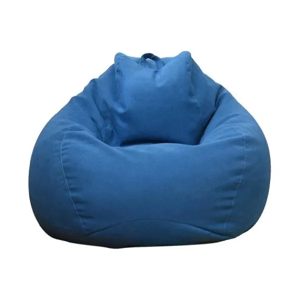 Sittsäckar>/NN/Ny design extra stora sittsäckar Sofföverdrag inomhus Lazy Lounger för vuxna barn Hotsale Hög kvalitet Blå 90 * 110cm_ca Blå Blå 90 * 110cm