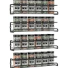 Hyllor>/NN/4-pack Köks Hyllor Kryddställ Väggmonterad Förvaringsorganisatör Skåpstativ {F2]